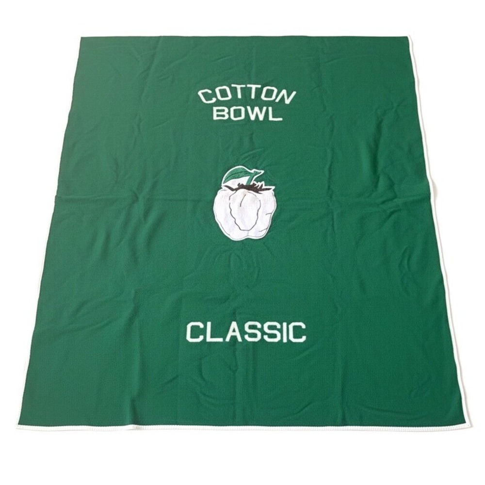 VTG PENDLETON Cotton Bowl Classic SEC College Football Wool Blanket Green 64x74"